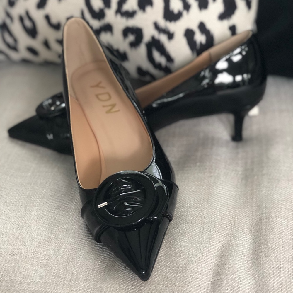 Black Patent Pumps